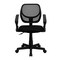 Flash Furniture 34.5&#x22; Black Contemporary Low Back Mesh Swivel Task Office Chair